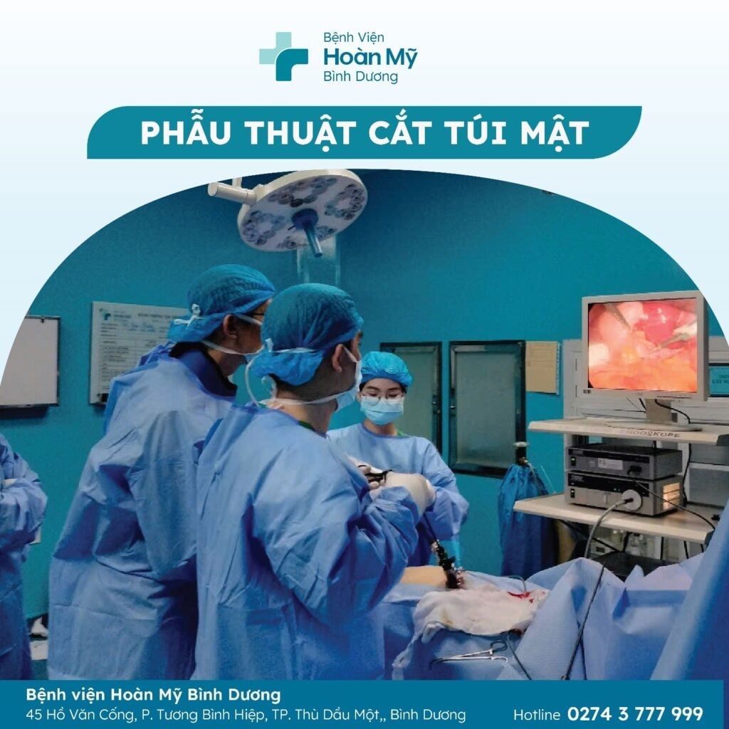 Phẫu thuật cắt túi mật viêm cấp tại Bệnh viện Hoàn Mỹ Bình Dương
